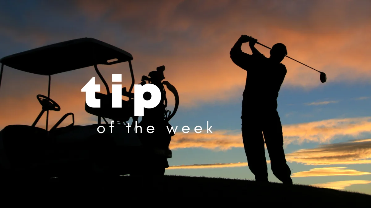 GOLF TIP: WALKING THROUGH A PLAYERS LINE